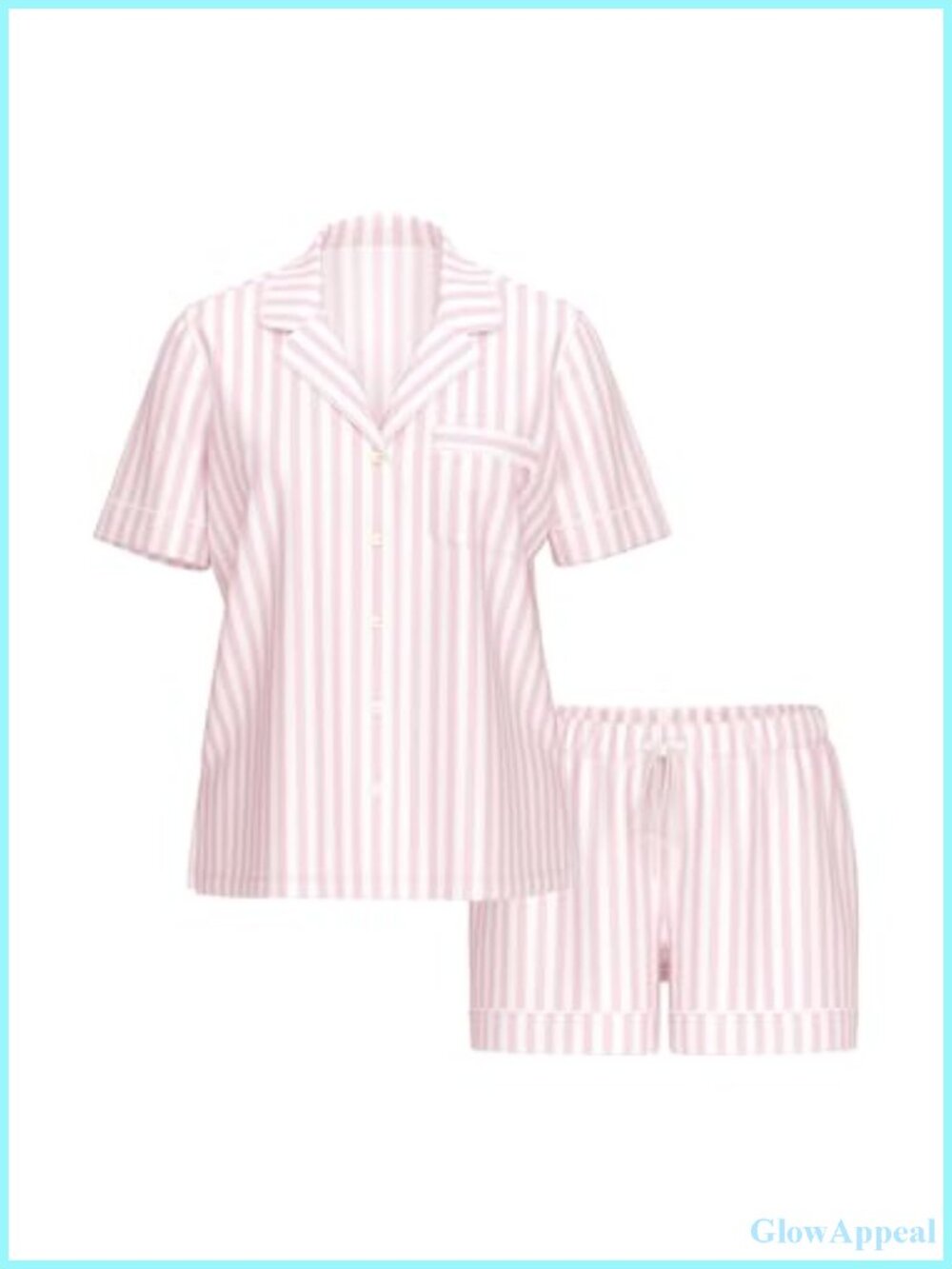 Victoria's Secret Modal Pajama Set Button Short Sleeve Sleepwear